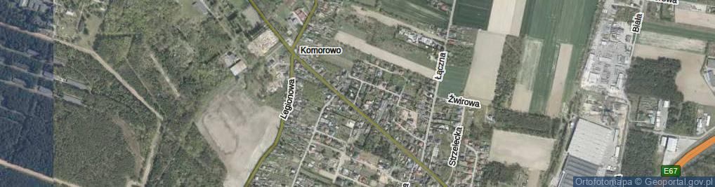 Zdjęcie satelitarne Kukiela Mariana, gen. ul.